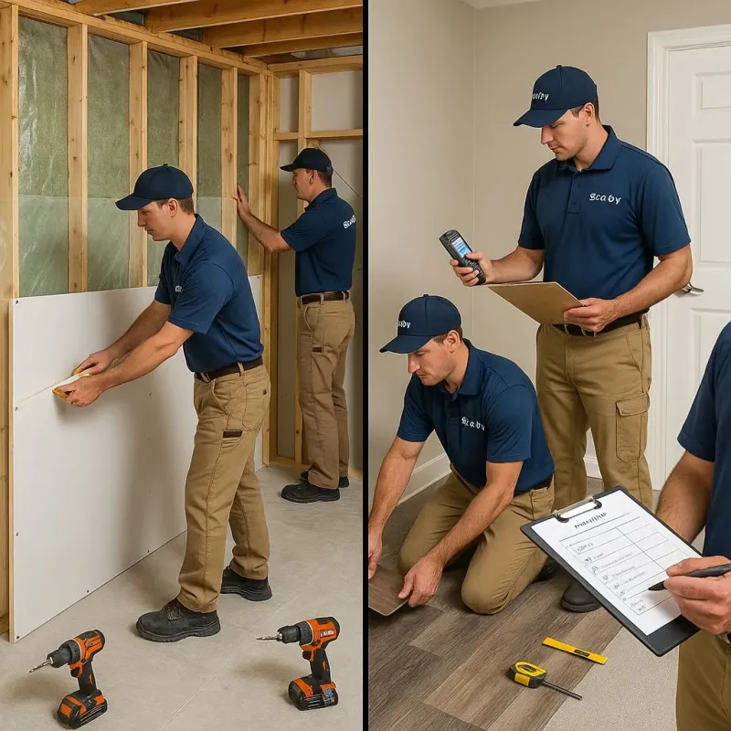 Repairs and Reconstruction process in Ironville, KY